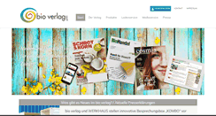 Desktop Screenshot of bioverlag.de